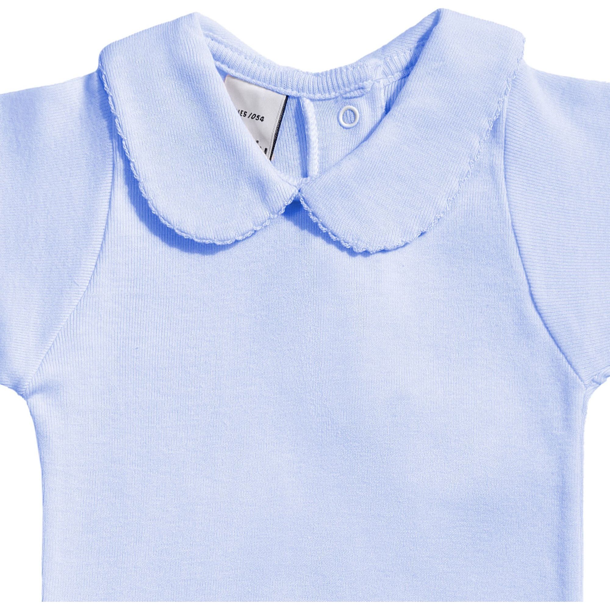 Body bebé manga corta con cuello