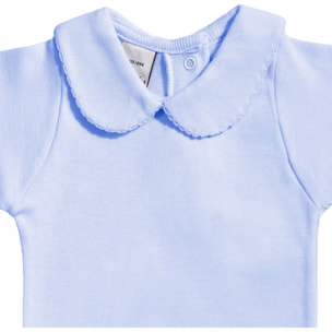 Body bebé manga corta con cuello