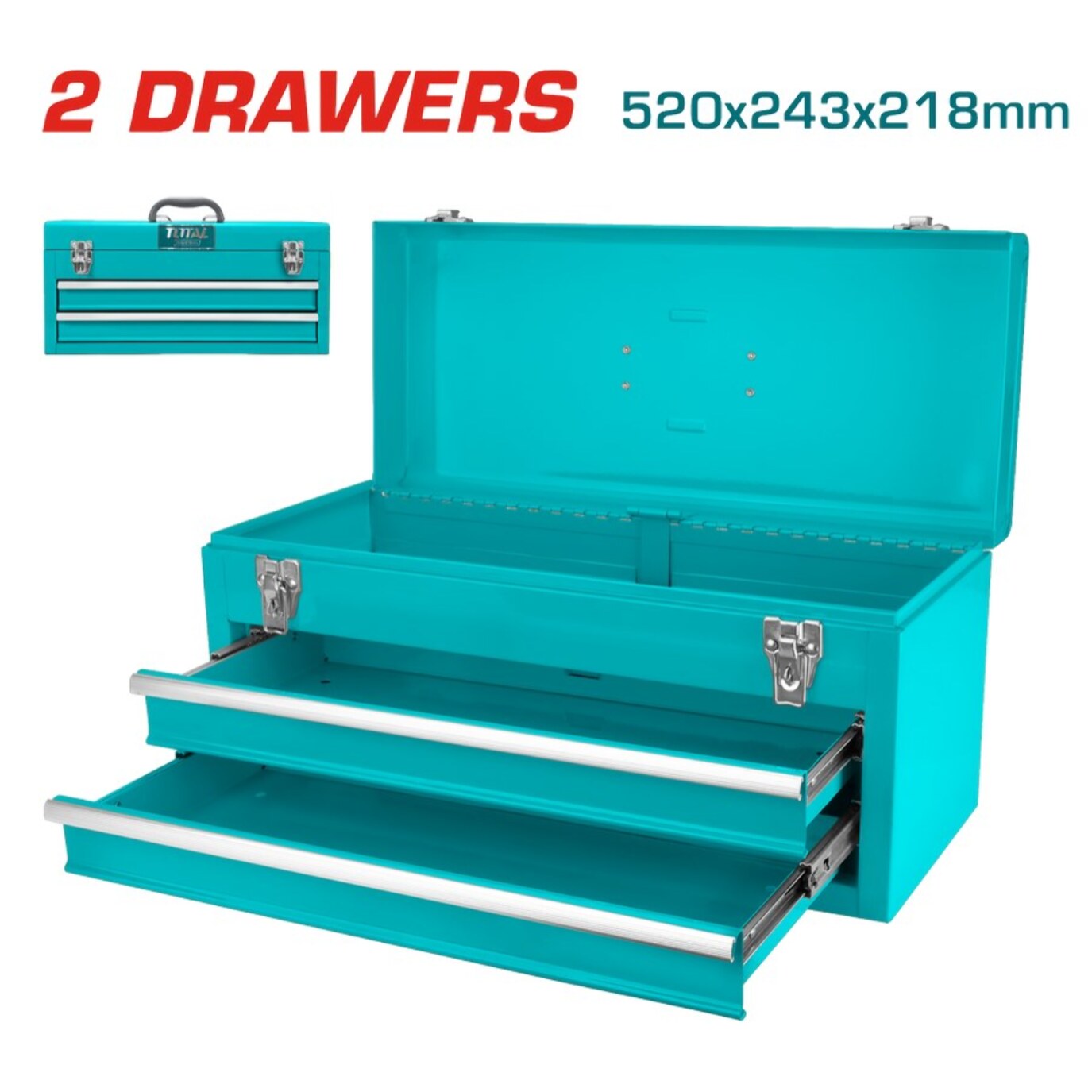 Cassetta Porta Attrezzi con 2 Cassetti
