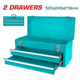 Cassetta Porta Attrezzi con 2 Cassetti