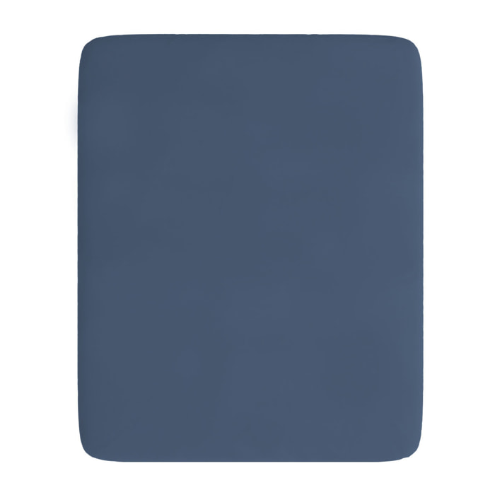 LENZUOLO SOTTO CON ANGOLI MAX COLOR, 100% COTONE MADE IN ITALY - MATRIMONIALE MAXI