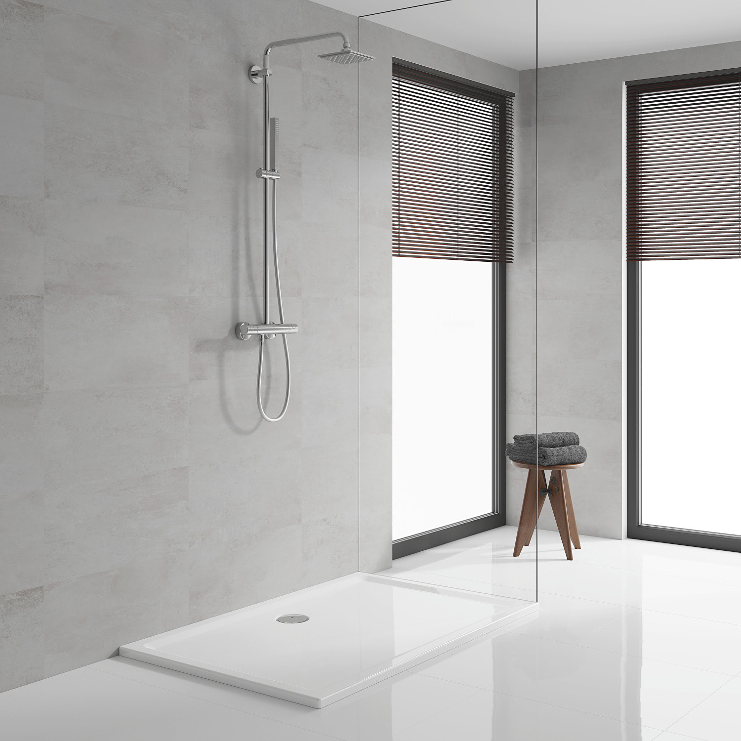 GROHE Colonne de Douche avec Mitigeur Thermostatique Euphoria System 150