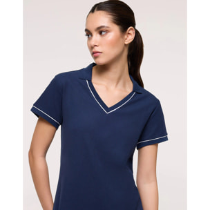 Vestido Corto Azul Marino - Llopas