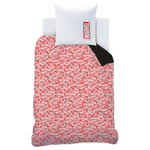 Parure de lit imprimée 100% coton, MARVEL HOME IDENTITY