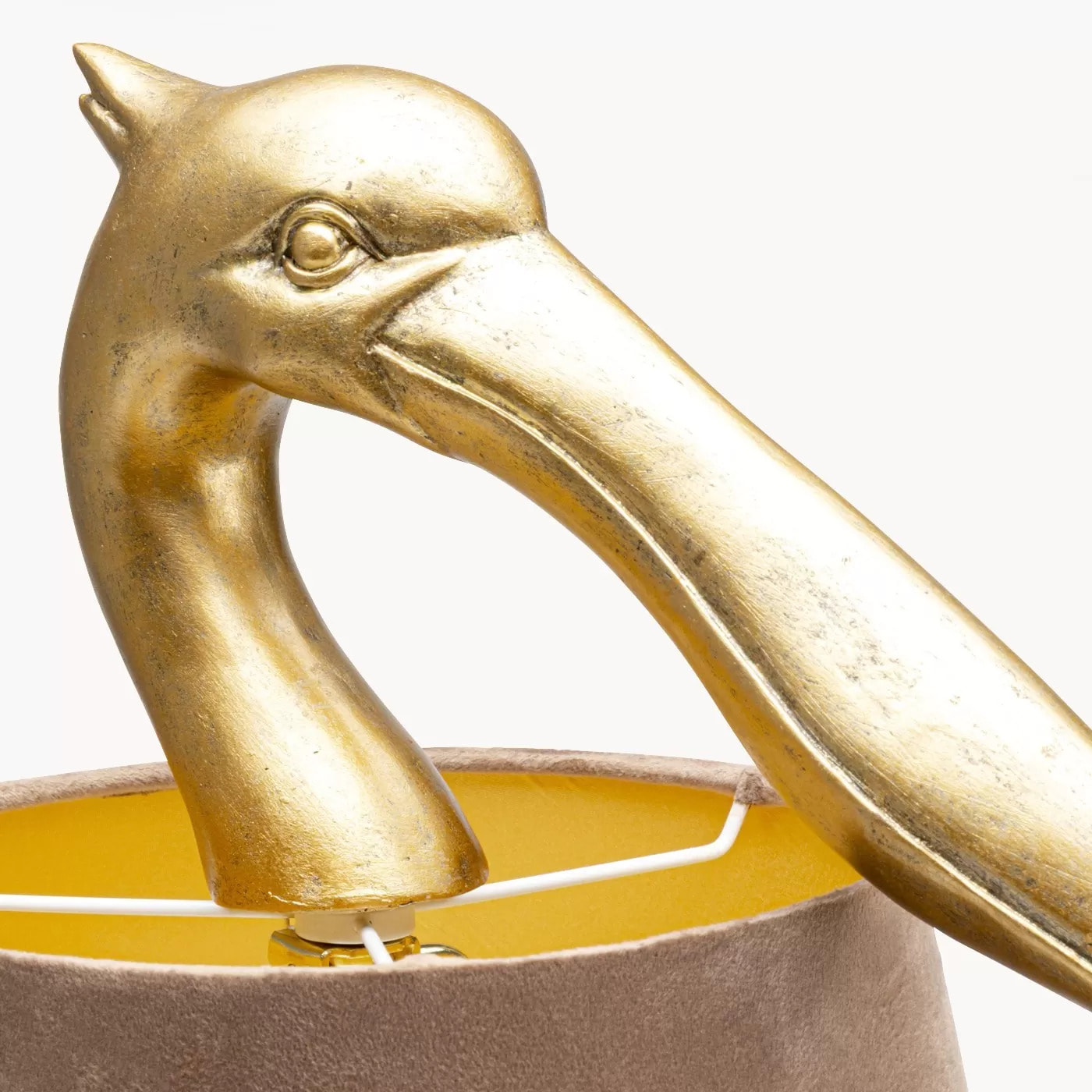 Lampe pélican doré Kare Design
