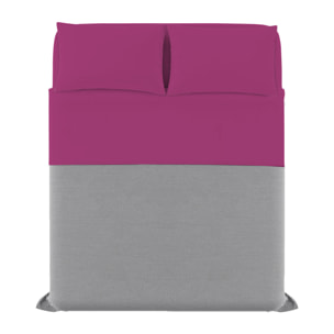 COMPLETO LETTO ELEGANT MADE IN ITALY MICROFIBRA - FUCSIA MATRIMONIALE