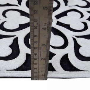 Tapis peau de vache kilim fait main DIGO