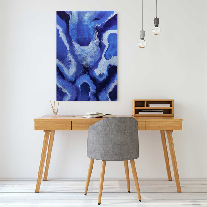 Tableau bleu malte Toile imprimée