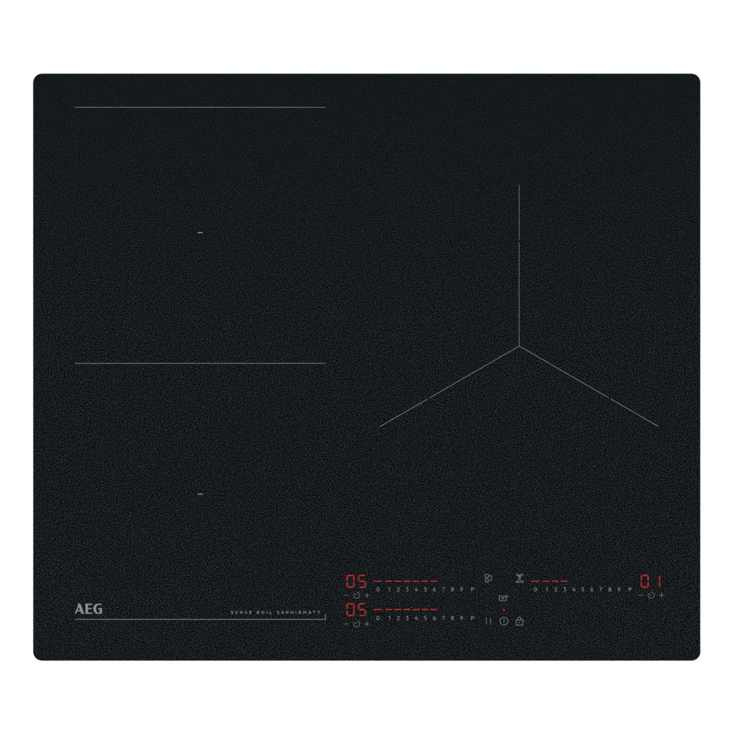 AEG Placa de inducción SaphirMatt® Serie 7000 Sense de 60 cm TI63IQ10IZ