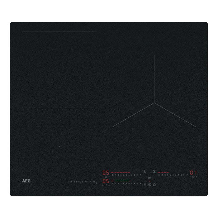 AEG Placa de inducción SaphirMatt® Serie 7000 Sense de 60 cm TI63IQ10IZ