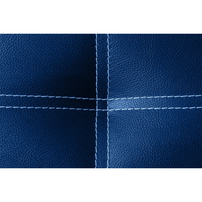 Cabecero Iris Polipiel Azul 130