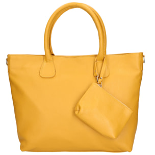 Borsa a mano da donna - Modello Sylvie - 100% pelle - 34.0 x 30.0 x 9.0 cm