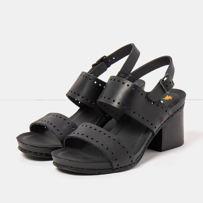 Sandalias con tacón 1864 ROMA BLACK/ I WISH color Black