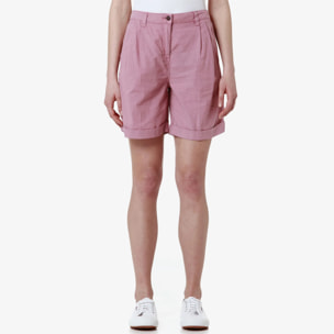 Pantaloni Corti Robe di Kappa Donna Yvonne Light Linen Rosa