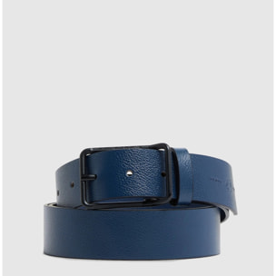 Piquadro Cintura in pelle con fibbia ad ardiglione