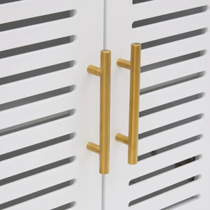 Meuble haut Orea carré 20x50cm 2 portes blanc