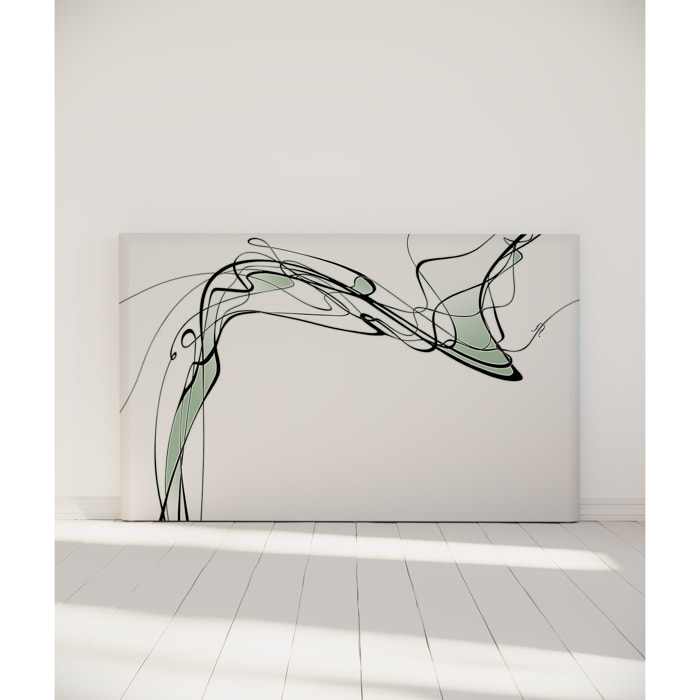 Tête de lit Desire lines | Coloris Vert | Largeur au choix