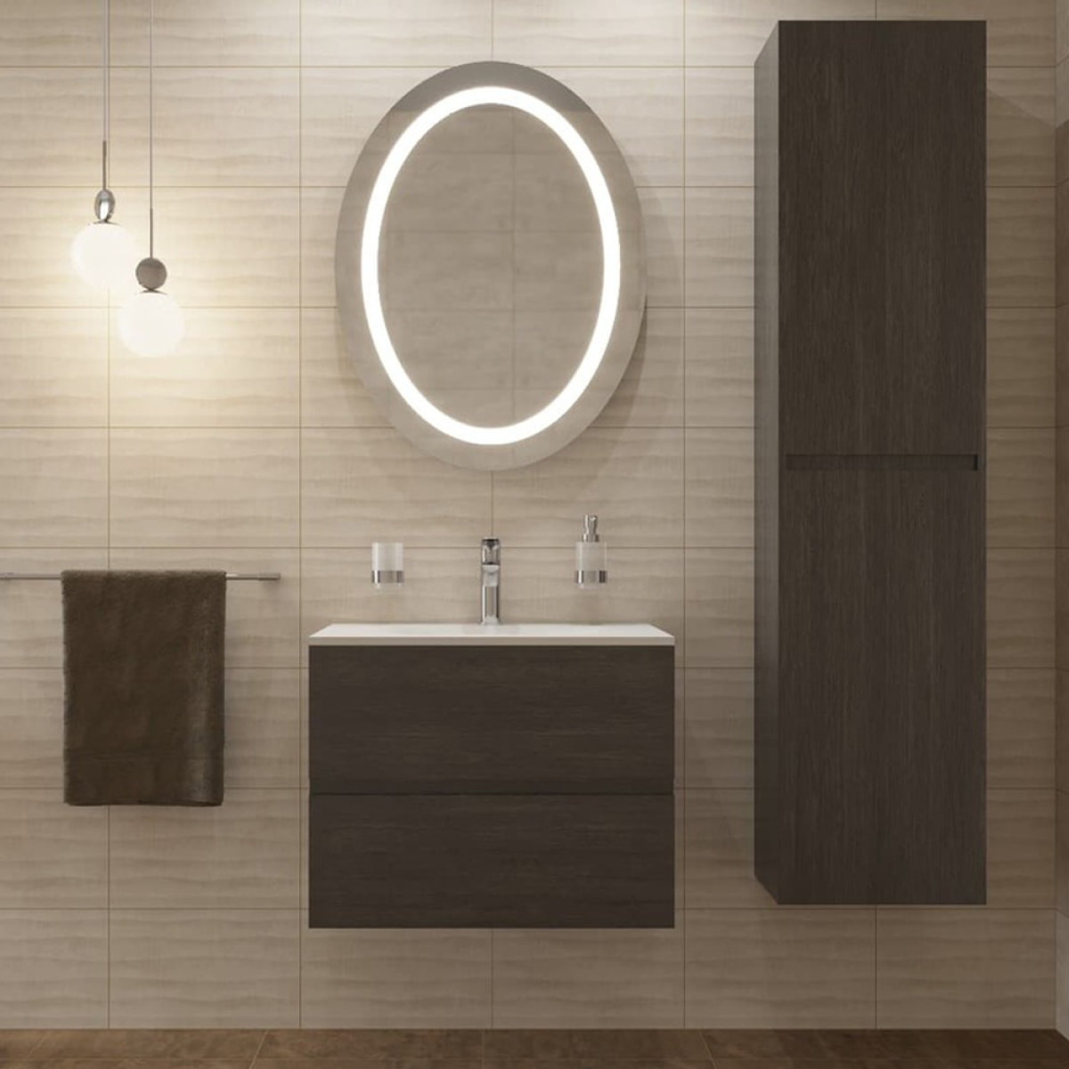 Project mitigeur monocommande 1/2" Lavabo, avec tirette et vidage, Chrome (SATBSPRO275)