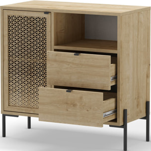 Buffet 1 porte et 2 tiroirs - CORTO