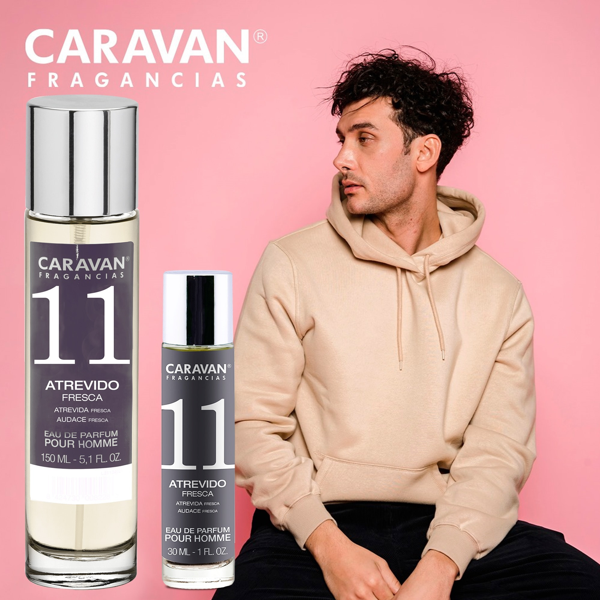 Caravan fragancias set de 6 frascos perfume de hombre nº11, de 150 ml
