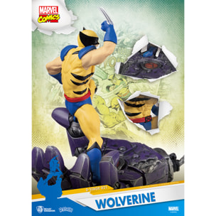 Wolverine Marvel Statua Wolverine D-Select Diorama Figura 15 cm Beast Kingdom