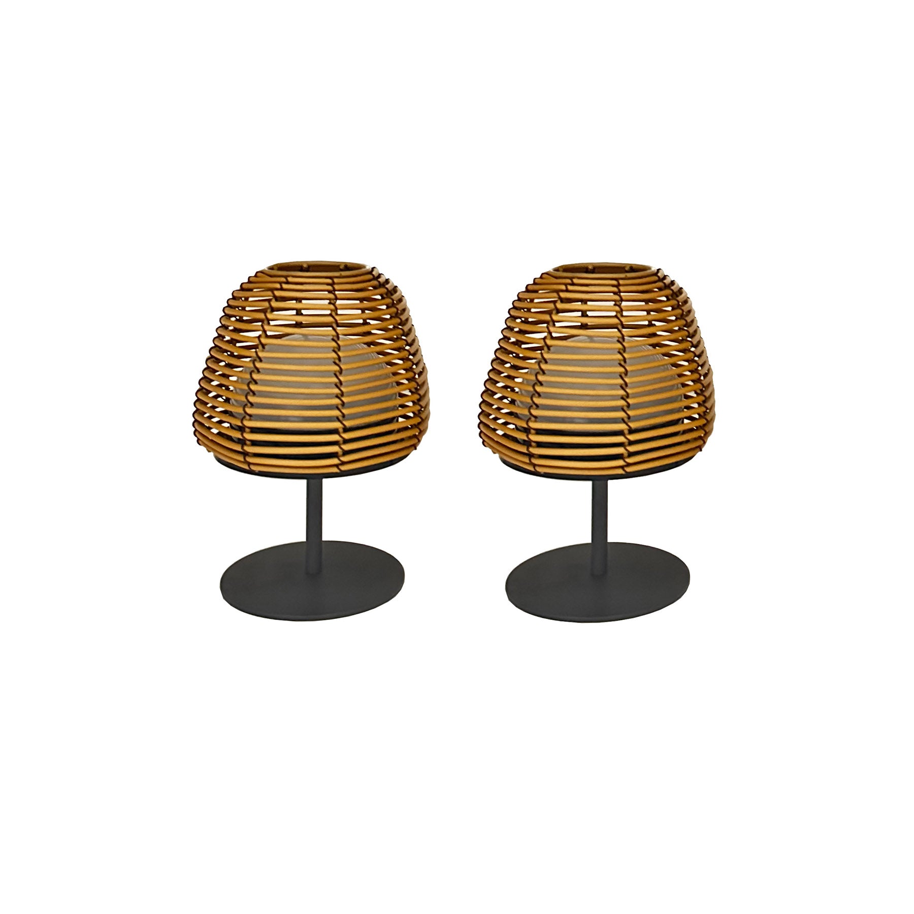 Set de 2 lampes de table bohème TWINS BOHEME H16CM