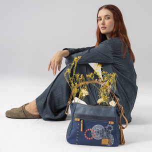 Bolso Bandolera Mujer Sint/Pu Lois Pasadena Azul