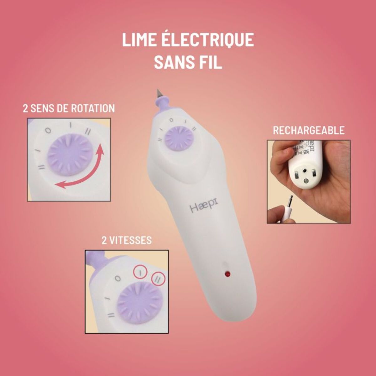 Kit manucure HAEPI Hi-Iris : Manucure et Pédicure spa