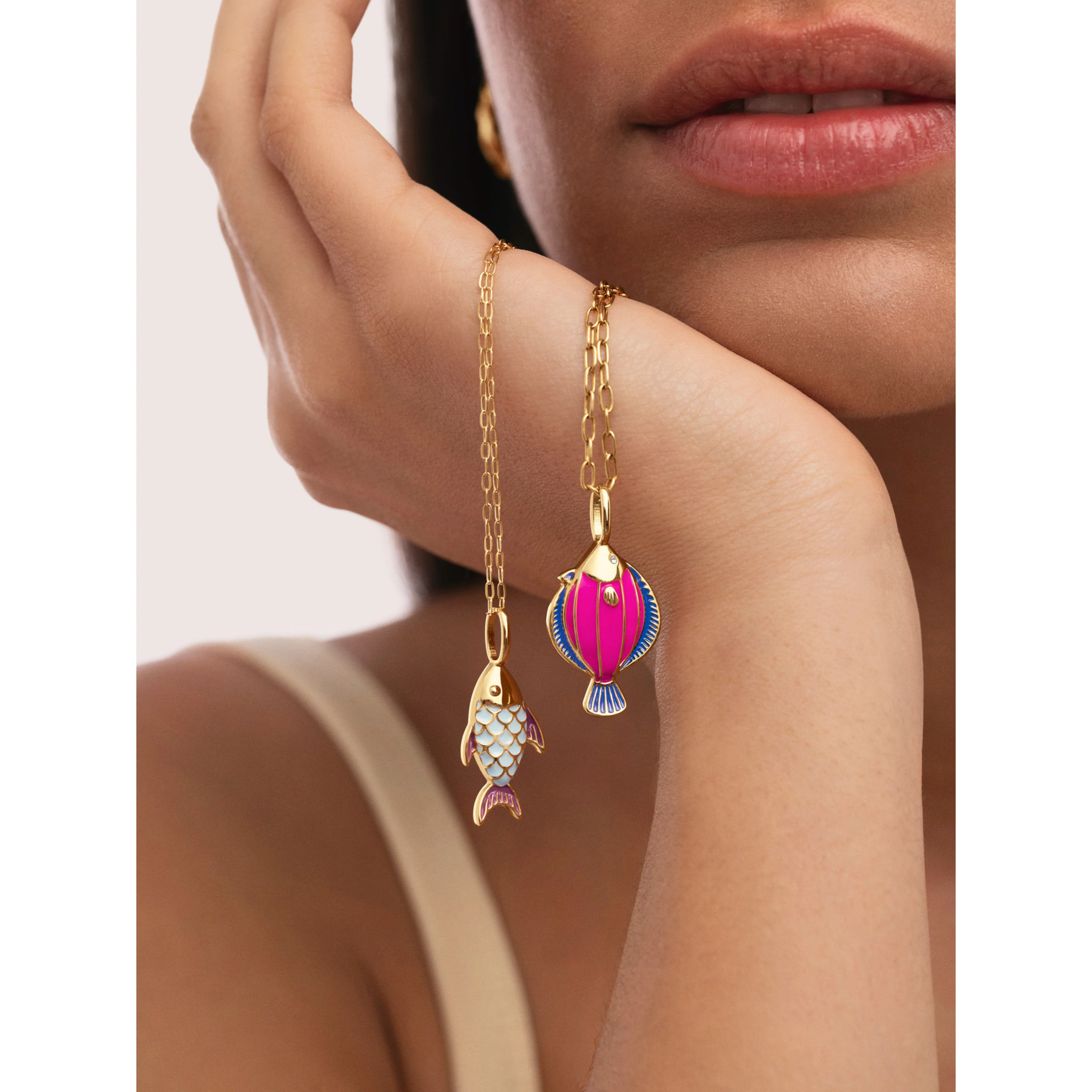 Charm Bora Bora Placcato Oro