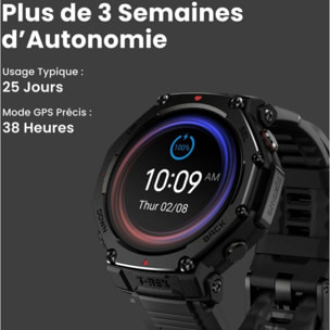 Montre sport AMAZFIT T-REX 3 PRO 48mm Black