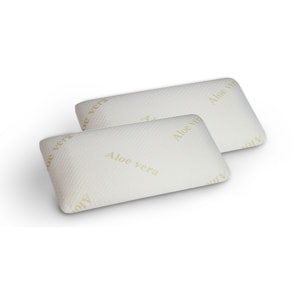 Pack de 2 Almohadas Visco Aloe Vera