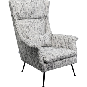 Fauteuil Vegas Forever Melange gris Kare Design