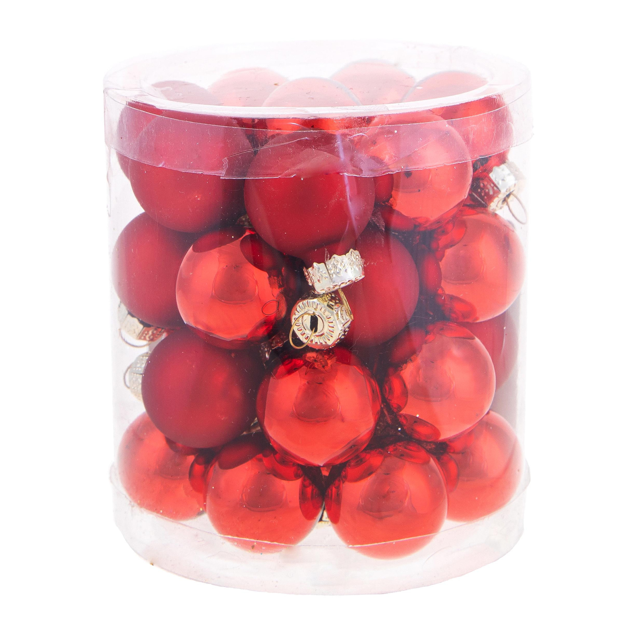 Sfere natalizie - Pezzi 6 - 2,5xH2,5x2,5cm - Bianchi Dino SpA