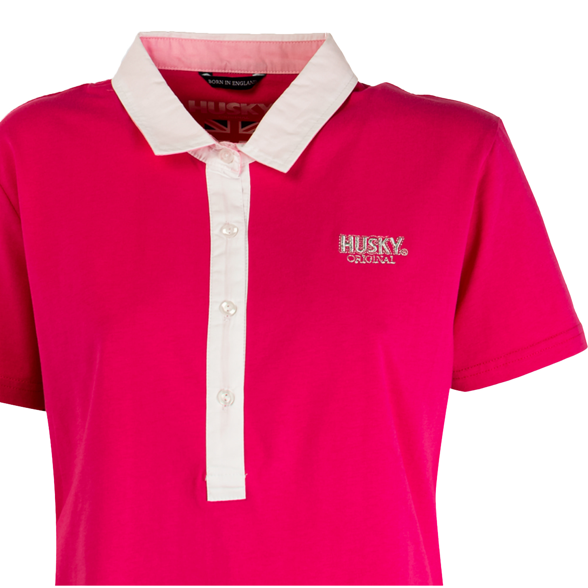 HUSKY polo donna fuchsia purple