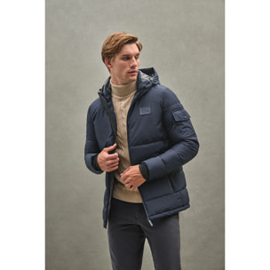 Chaqueta Val Thorens azul marino con logo Polo Club