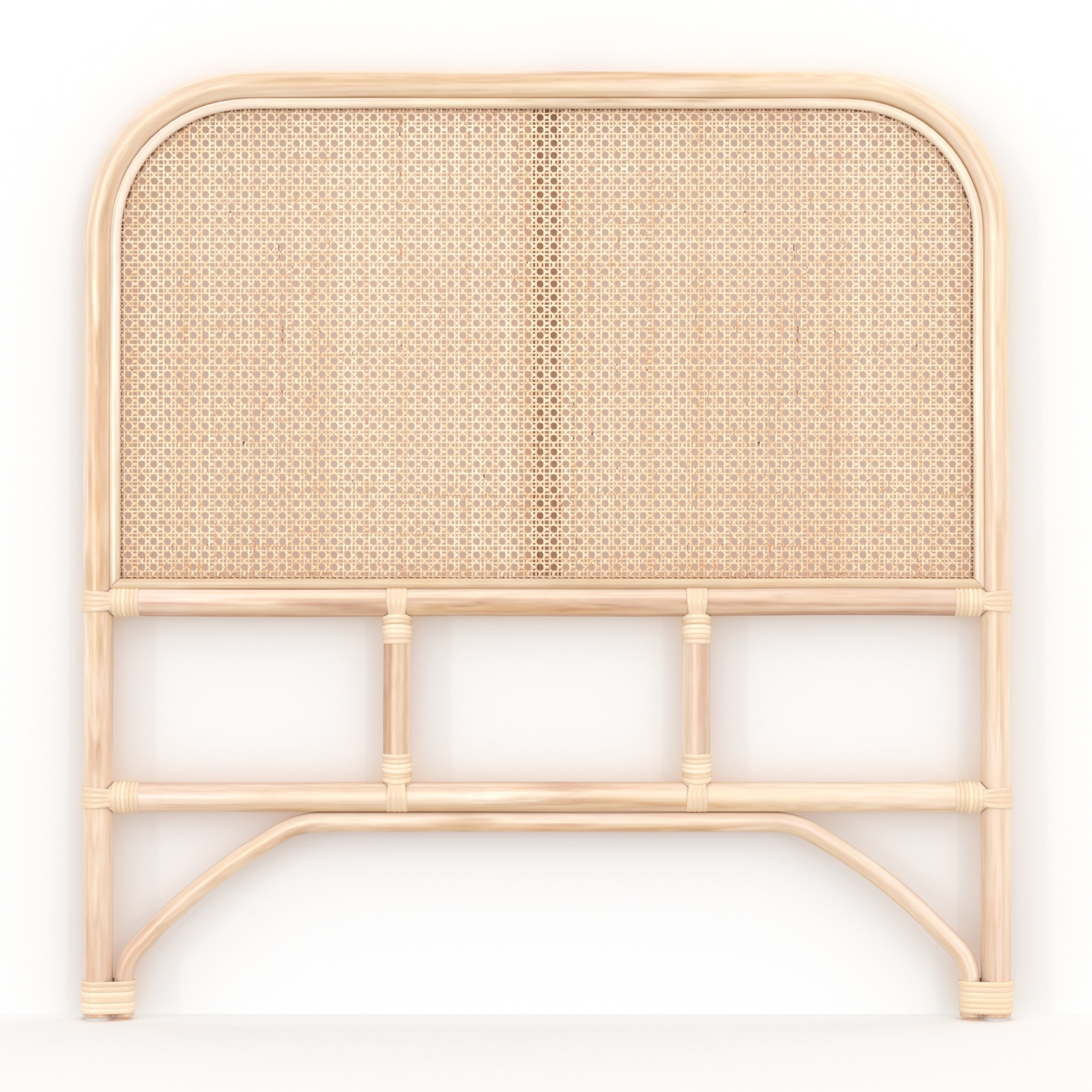 Tête de lit en rotin et cannage 90 cm - Grace