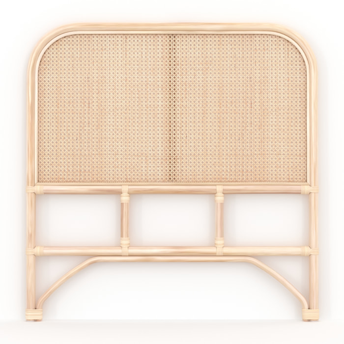 Tête de lit en rotin et cannage 90 cm - Grace