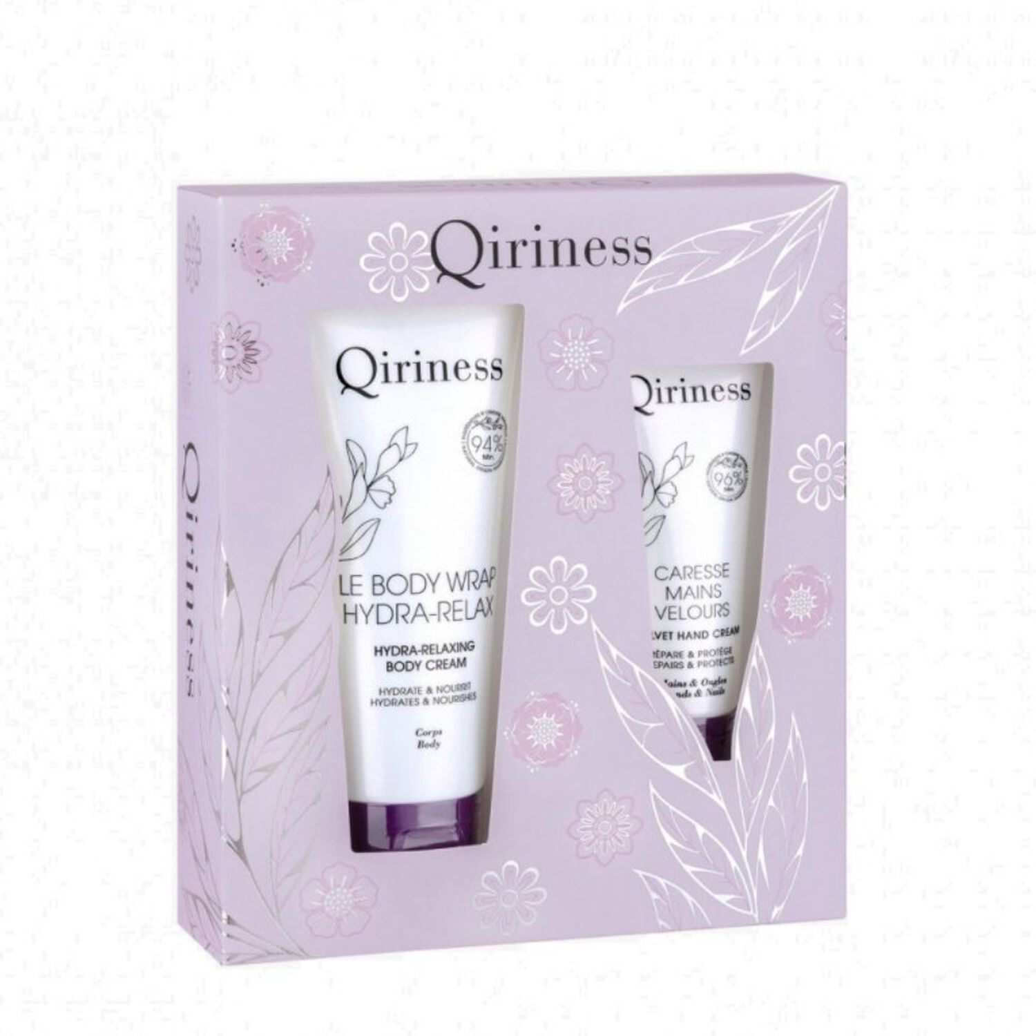 Qocoon  - Body Wrap Hydra-Relax 200 ml + Caresse Mains Velours 75 ml