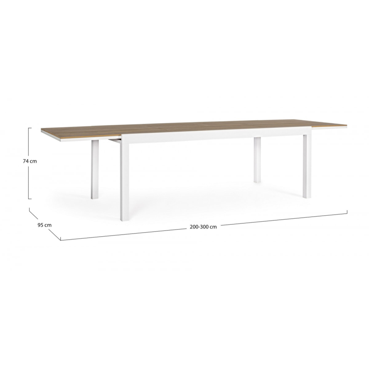 Tavolo ELIAS allungabile 200/300x95x74 cm