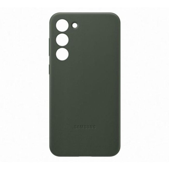 Coque SAMSUNG S23+ cuir Vert