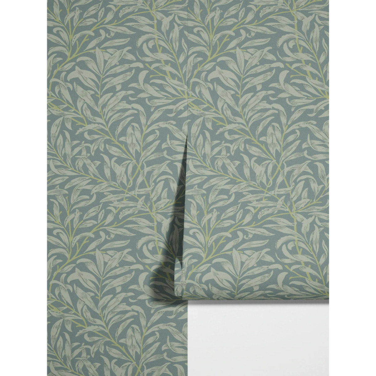 Carta da parati botanica verde salvia