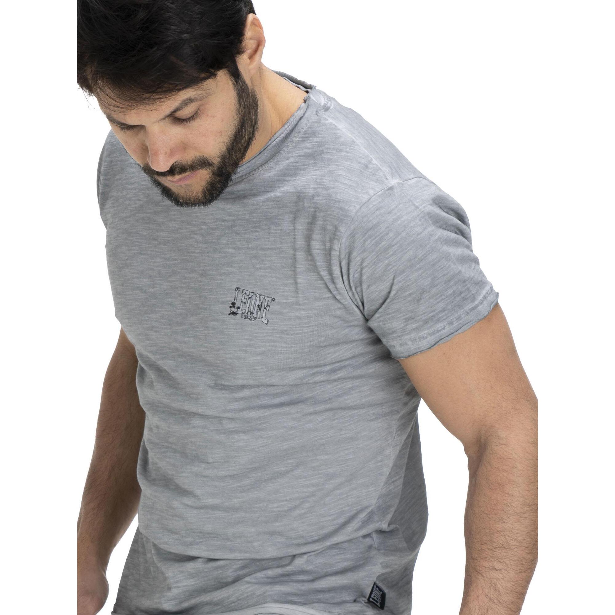 Camiseta hombre efecto lavado playa