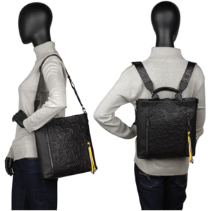 Bolso Mochila Mujer Lois Vancouver Negro