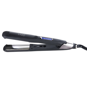 Fer à lisser premium styler id - noir et plaque miroir coloris argenté - 48w