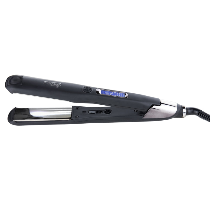 Fer à lisser premium styler id - noir et plaque miroir coloris argenté - 48w