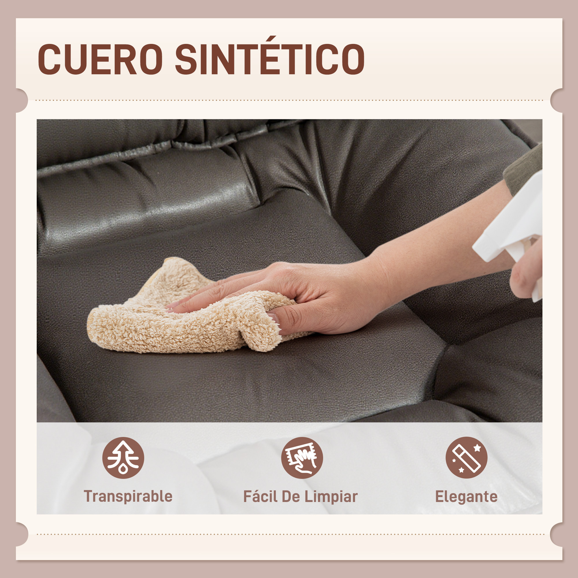 Silla de Oficina Piernas Cruzadas, Silla de Escritorio sin Brazos con Asiento Ancho, Ruedas, Altura Ajustable, Doble Acolchado, Giratoria, Función Basculante, Tapizada en PU, Gris Oscuro