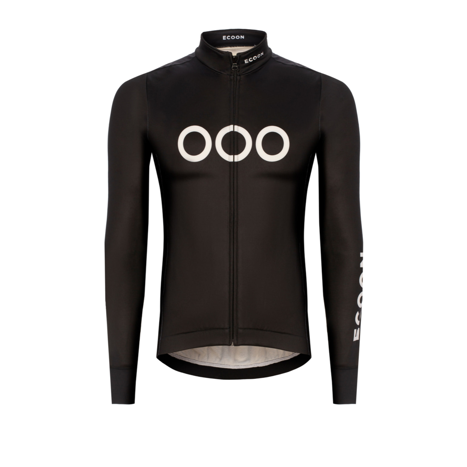 Maglia a manica lunga ECOON modello Mont Ventoux in Nero