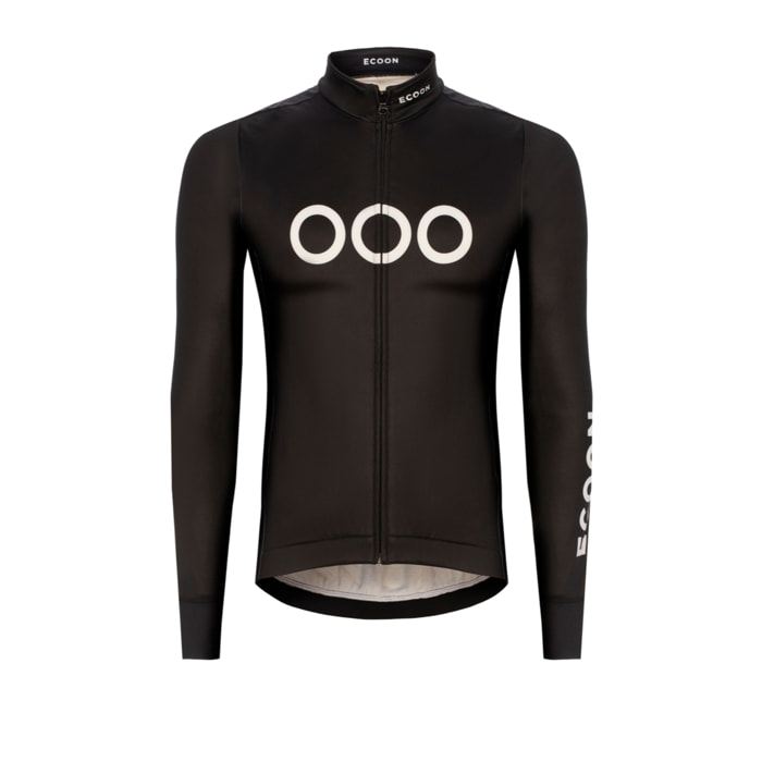 Maglia a manica lunga ECOON modello Mont Ventoux in Nero