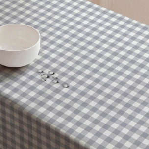 Nappe anti-taches Alcazar Gris - 100% coton -