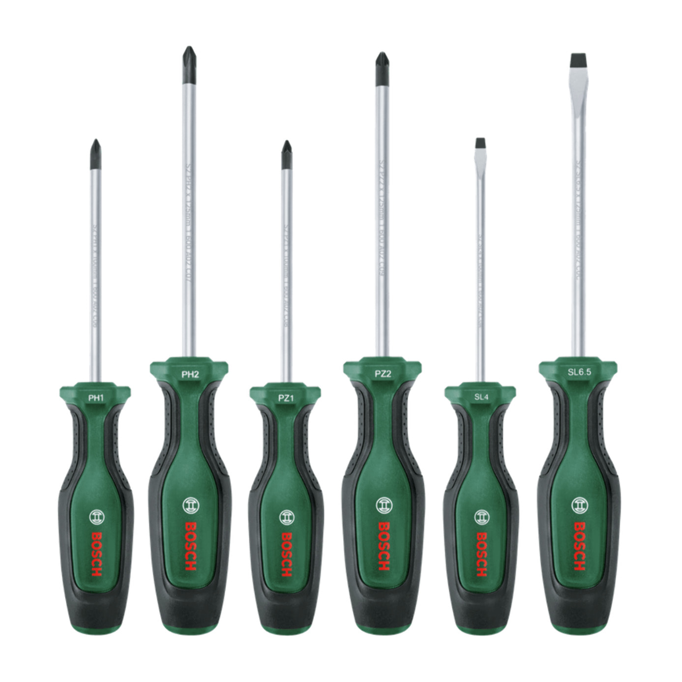 Set de tournevis haute performance - 6 pièces - BOSCH - 1600A02BX7